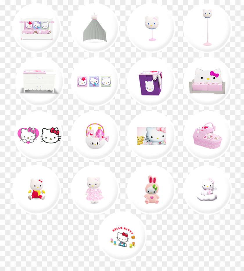 Hello Kitty Bedroom Lamps Product Design Font PNG