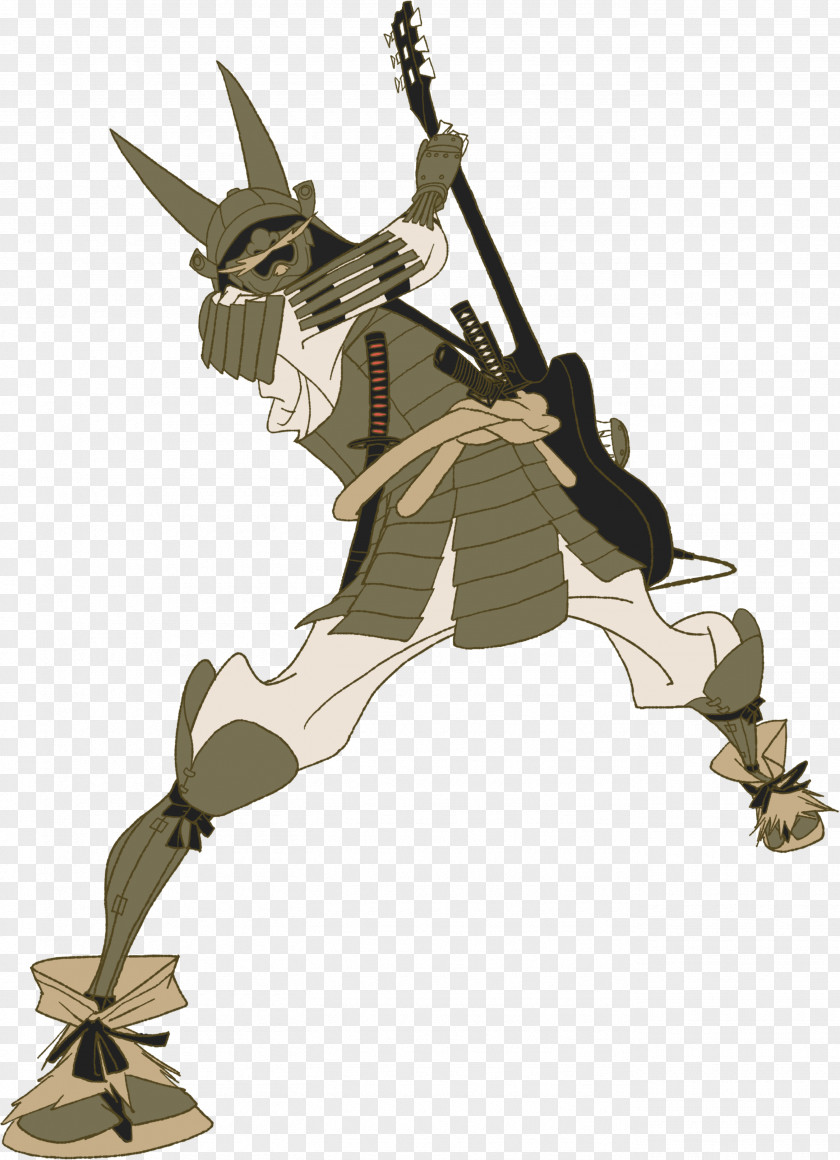 Japanese Samurai Color Bushido Illustration PNG