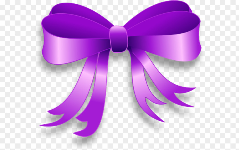 Purple Ribbon Gold Clip Art PNG