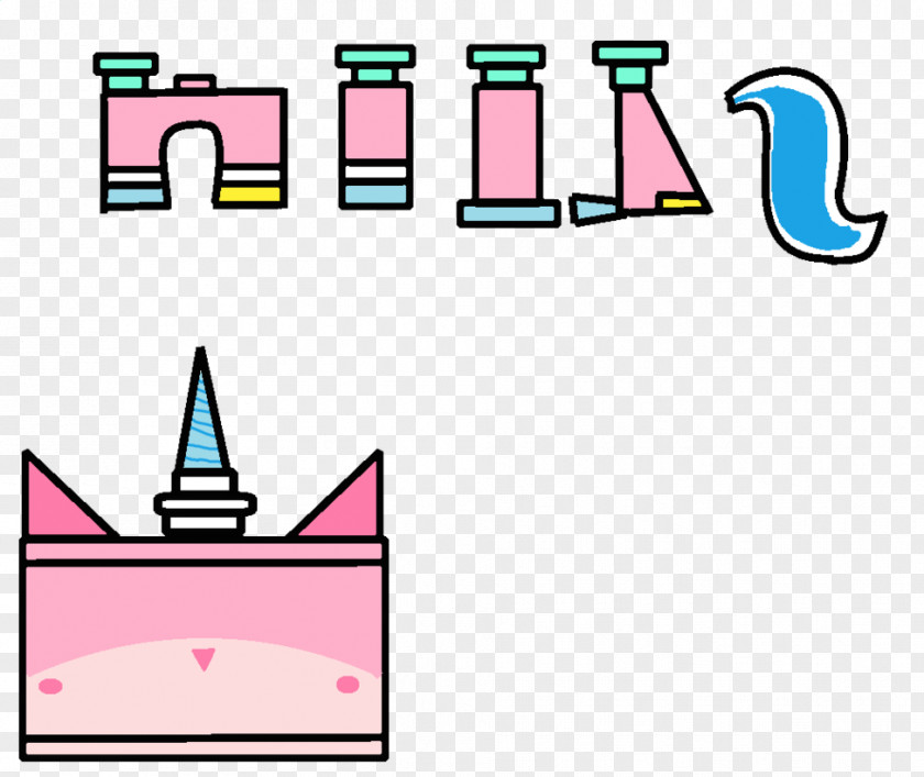 Unikitty Princess LEGO Drawing Clip Art PNG