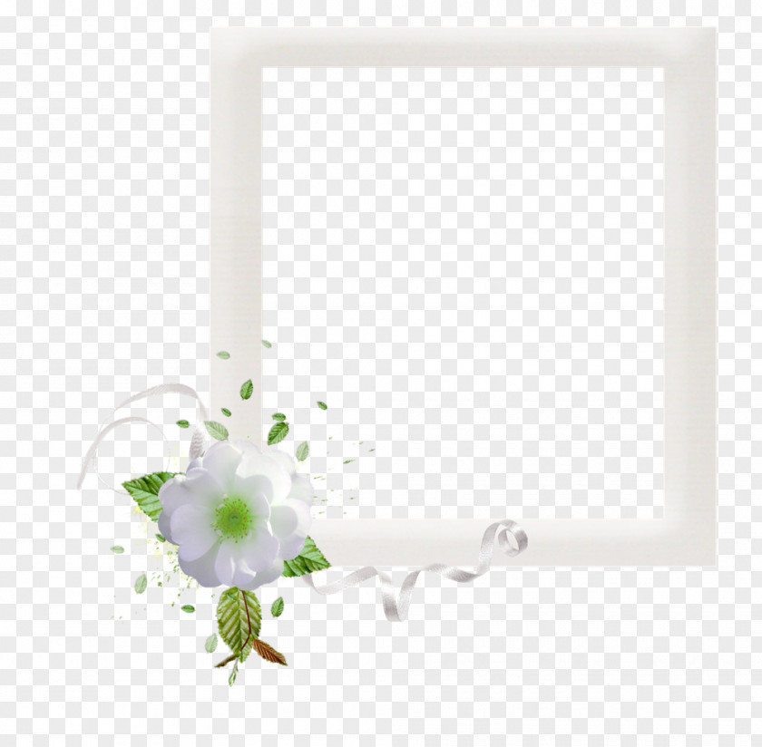 Watercolor Floral Border Background Material Flower Painting PNG