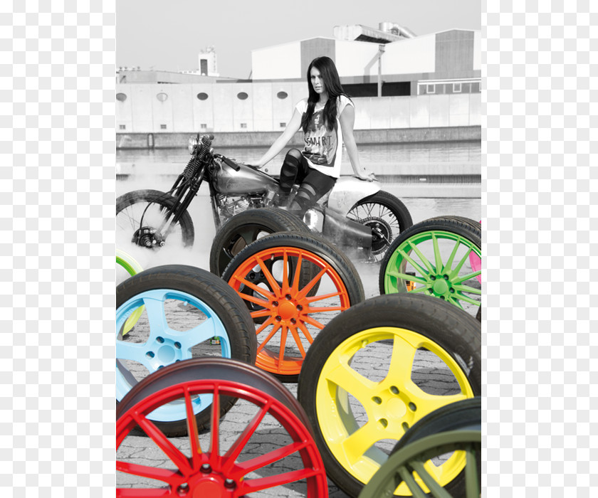 Folia Alloy Wheel Car Bicycle Tires Wheels PNG