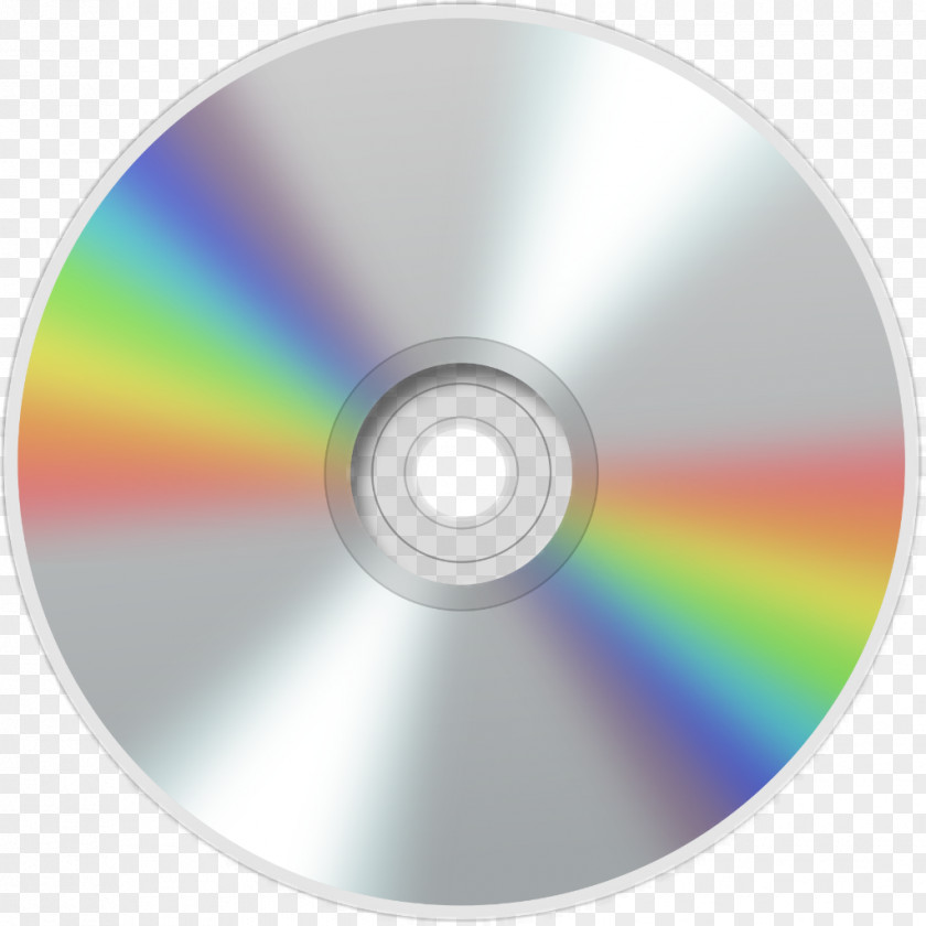 Rainbow Overlay Compact Disc IEEE 1394 Video CD Editing PNG