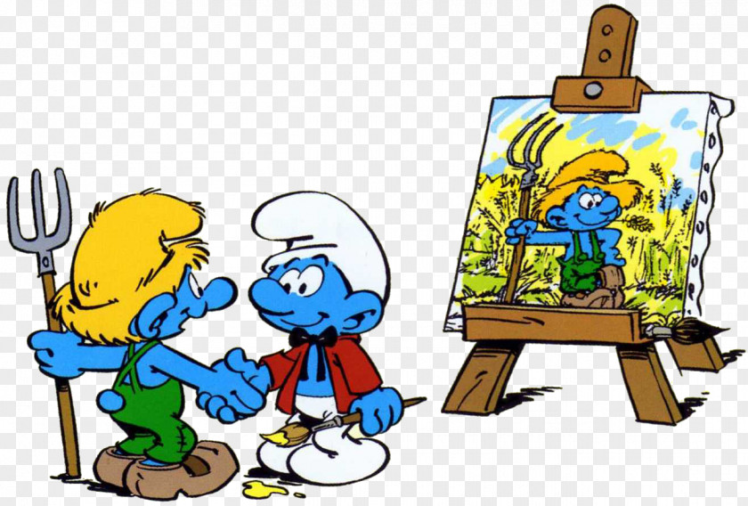 Smurf The Smurfs Schildersmurf Art Drawing PNG