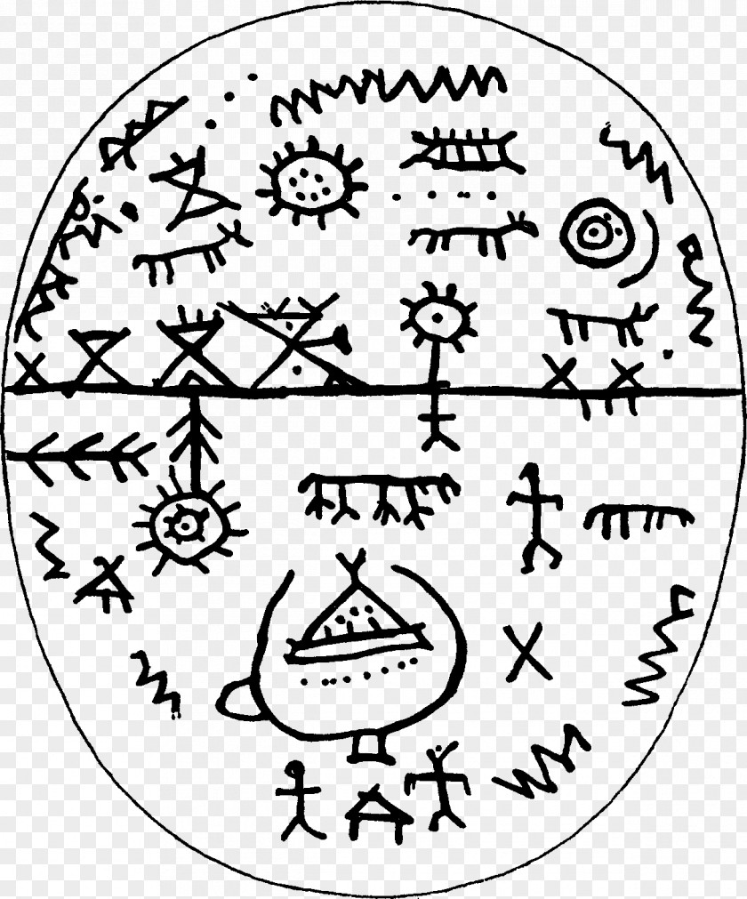 Symbol Sápmi Noaidi Sami People Drum Shamanism PNG