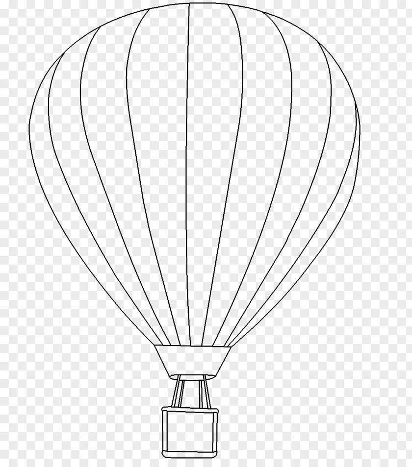 Balloon Pattern Hot Air Line Art Drawing Hawaii PNG