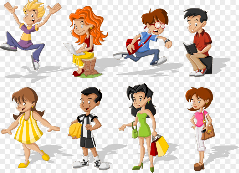 Cartoon Children Vector Material, Royalty-free Photography Illustration PNG