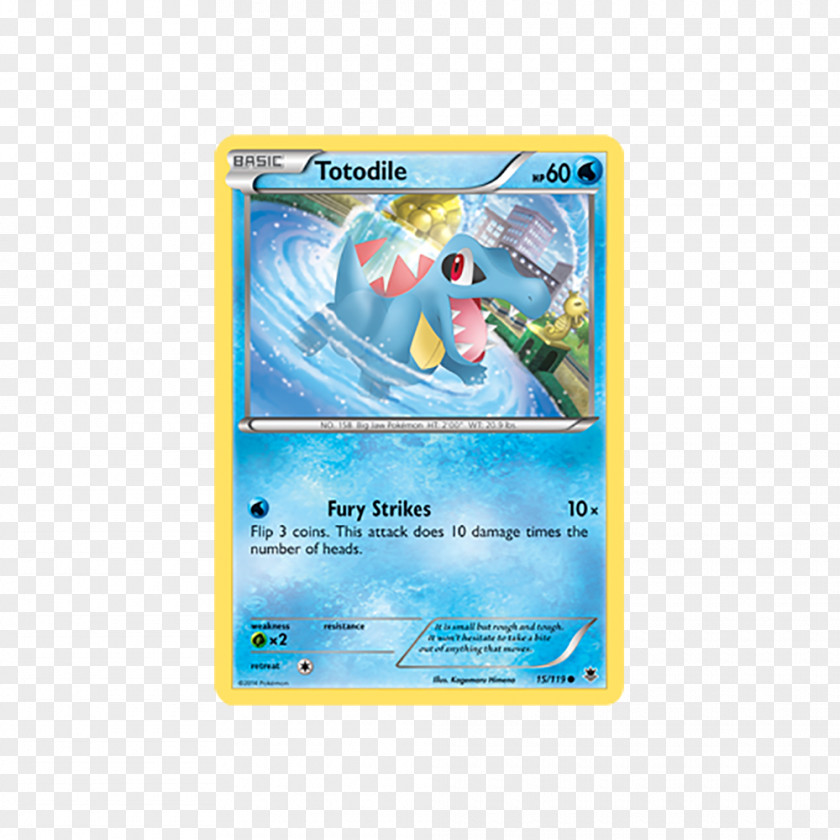 Dream Card Pokémon Sun And Moon Totodile Trading Game Croconaw PNG