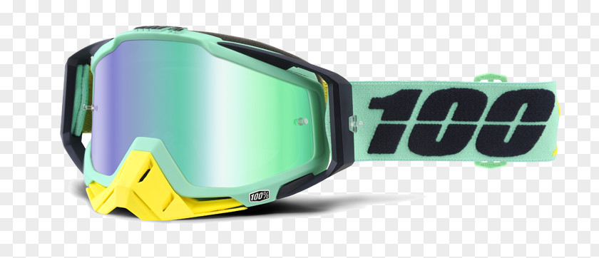 Goggles Lens Mirror Motorcycle Helmets Green PNG
