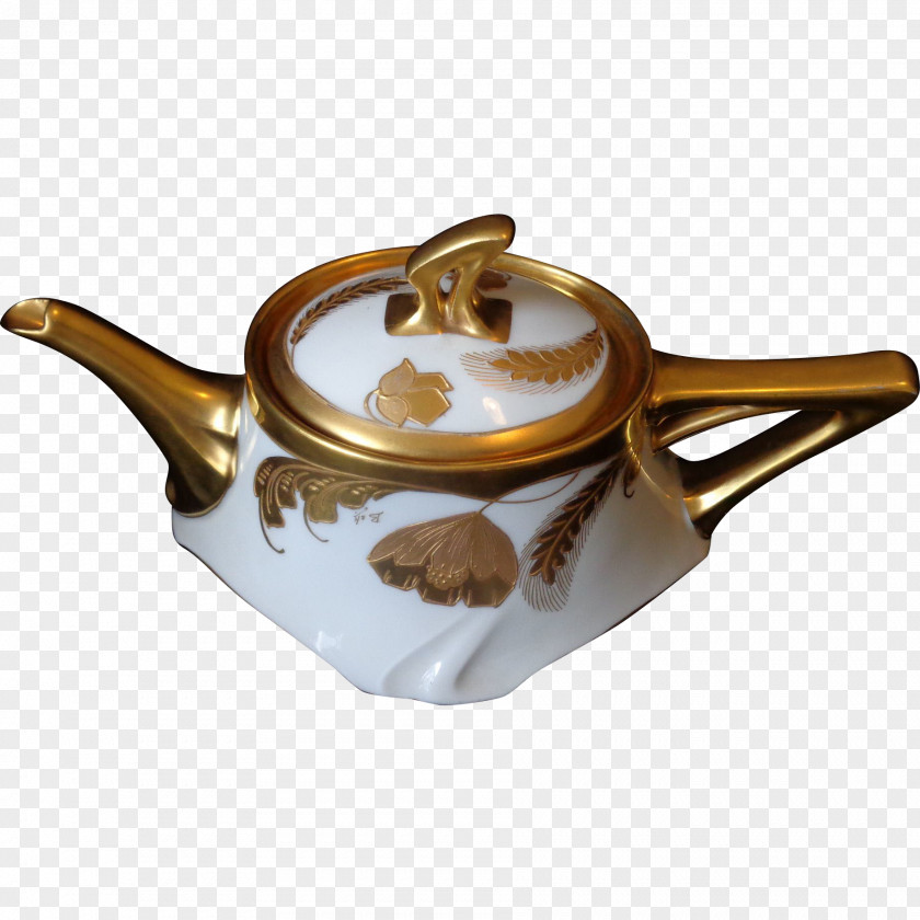 Hand Painted Teapot PNG