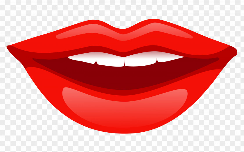 Lips Text Red Clip Art PNG