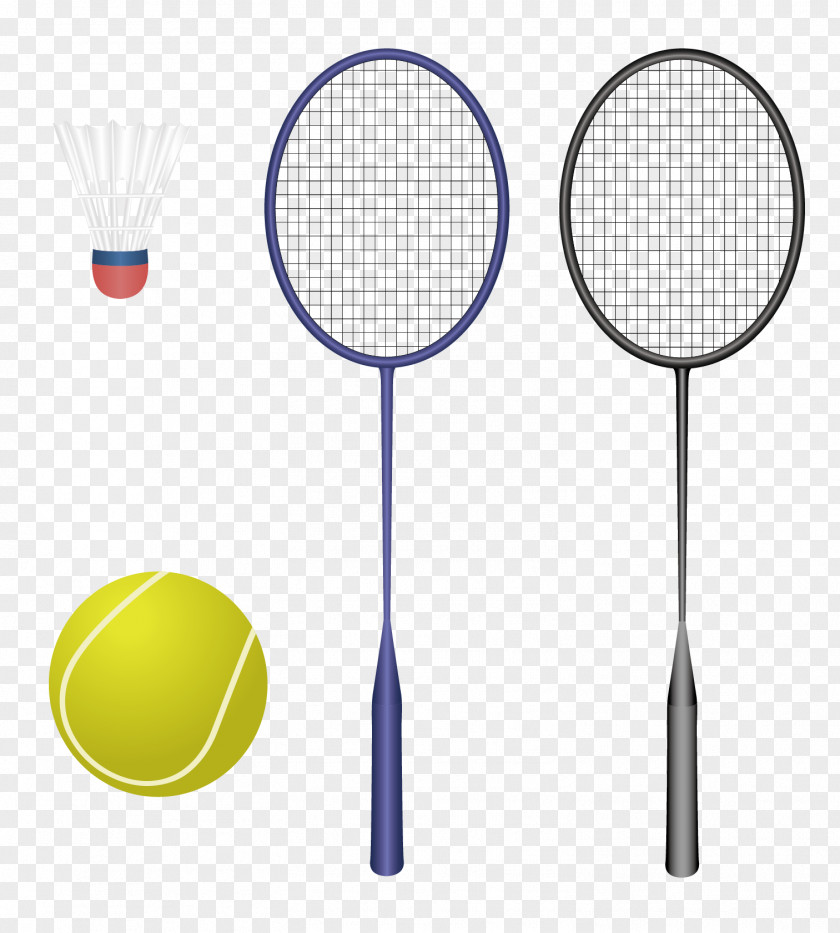 Vector Badminton Racket Sport PNG