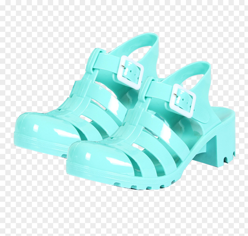 Dusty Light Blue Shoes For Women Sandal Jelly Flip-flops Sports PNG