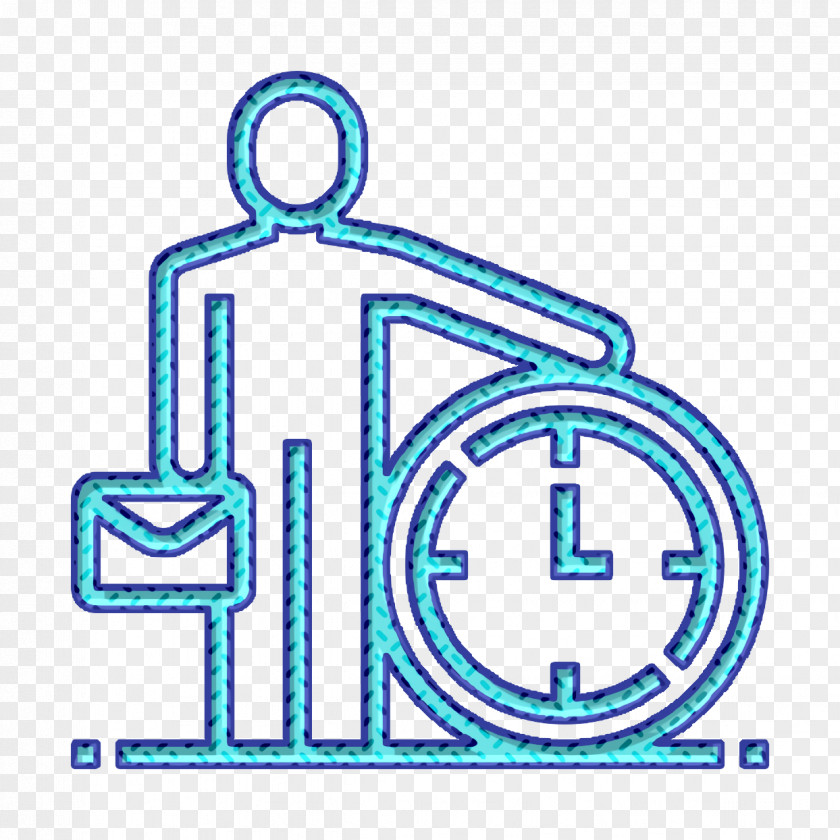 Leadership Icon Time Management PNG