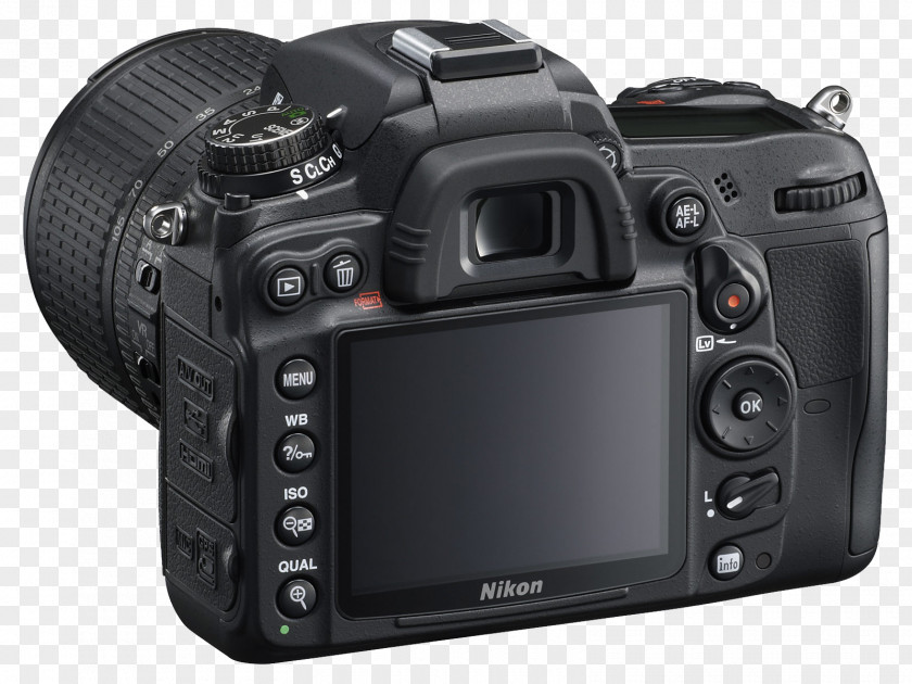 Photo Camera Image Nikon D7000 AF-S DX Nikkor 18-105mm F/3.5-5.6G ED VR D90 D5100 PNG