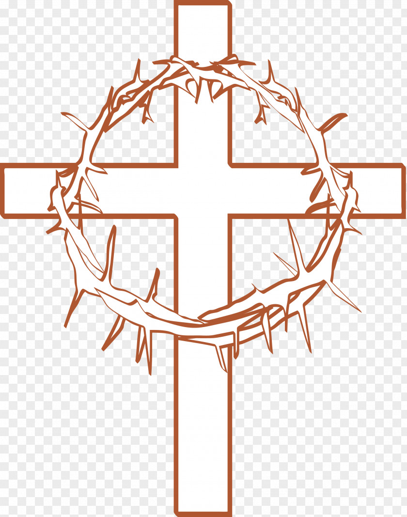 Thorn Crown Cliparts Calvary Of Thorns Cross And Christian Clip Art PNG