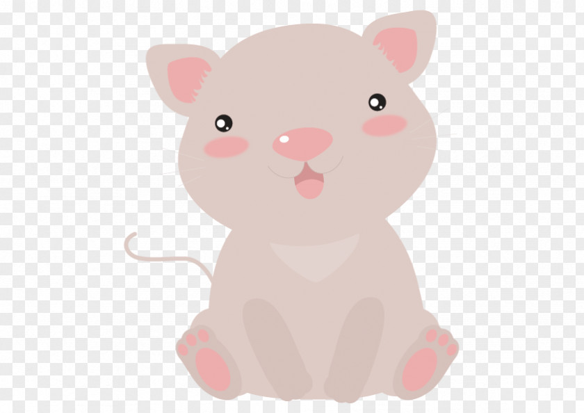 Vector Mouse Rat Computer Domestic Pig Illustration PNG