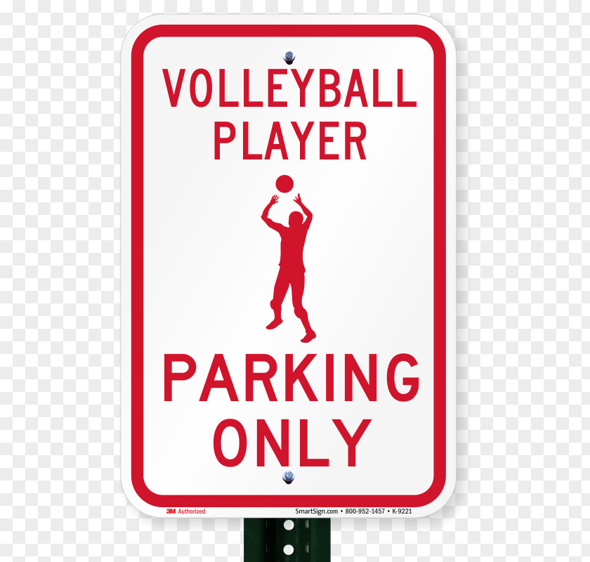 Volleyball Player Sign Car Park Pastor Minister Parking PNG