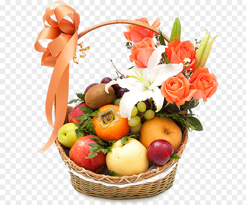 Gift Food Baskets Fruit Flower PNG