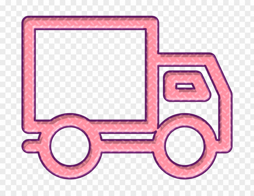 Minimal Ecommerce Icon Delivery Truck PNG