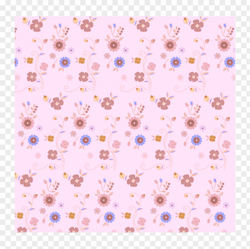 Pink Floral Cloth Textile PNG