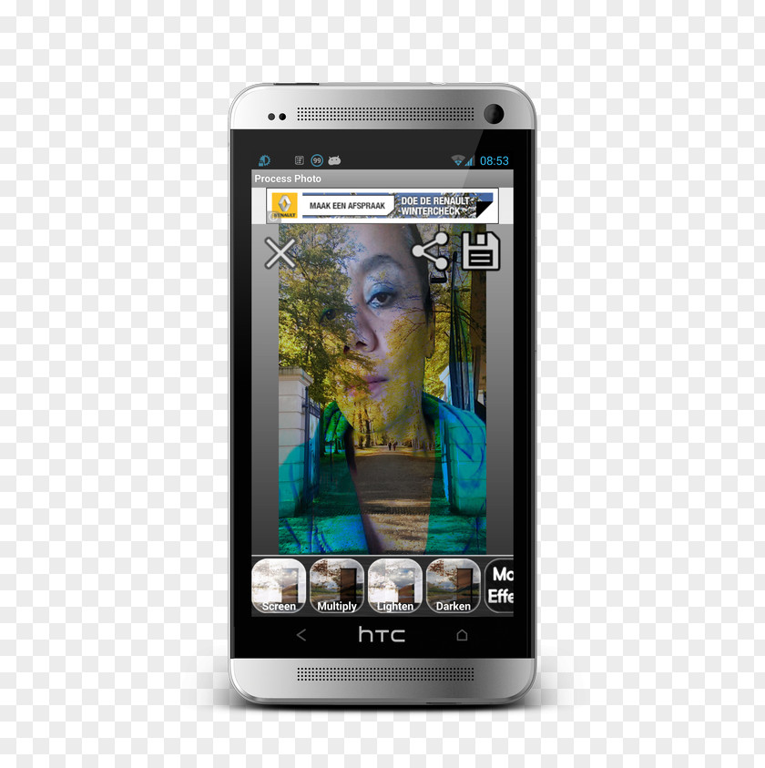 Double Exposure Smartphone Feature Phone Multimedia Earphone Handheld Devices PNG
