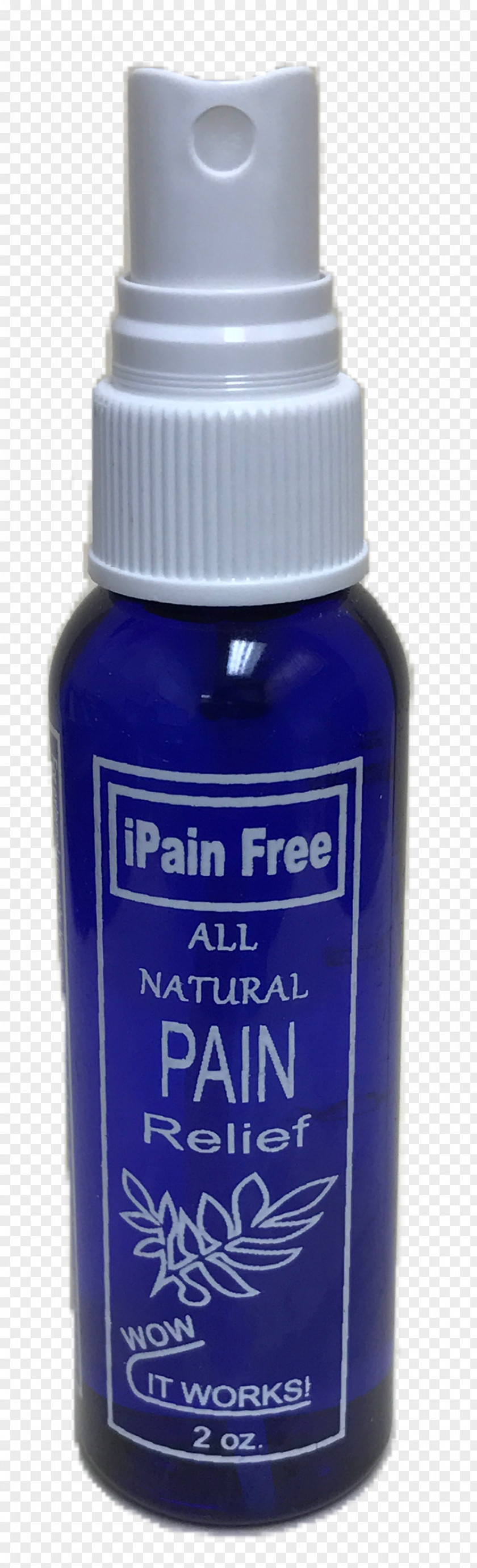 Eucalyptus Oil Pain Management Liquid Cobalt Blue PNG