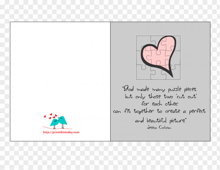 Love Quote Puzzle Quotation Valentine's Day PNG