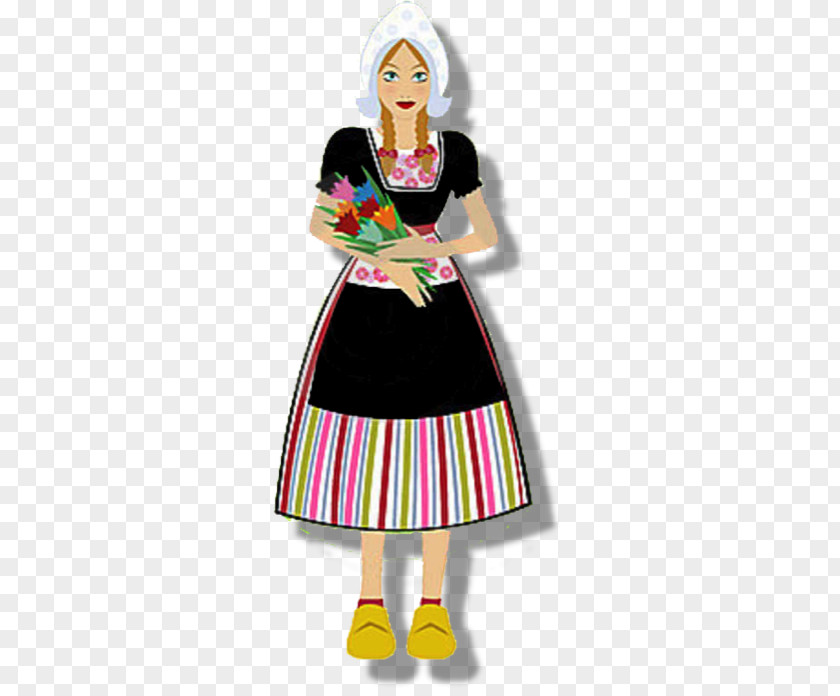 Netherlands Stereotype Folk Costume Clothing PNG