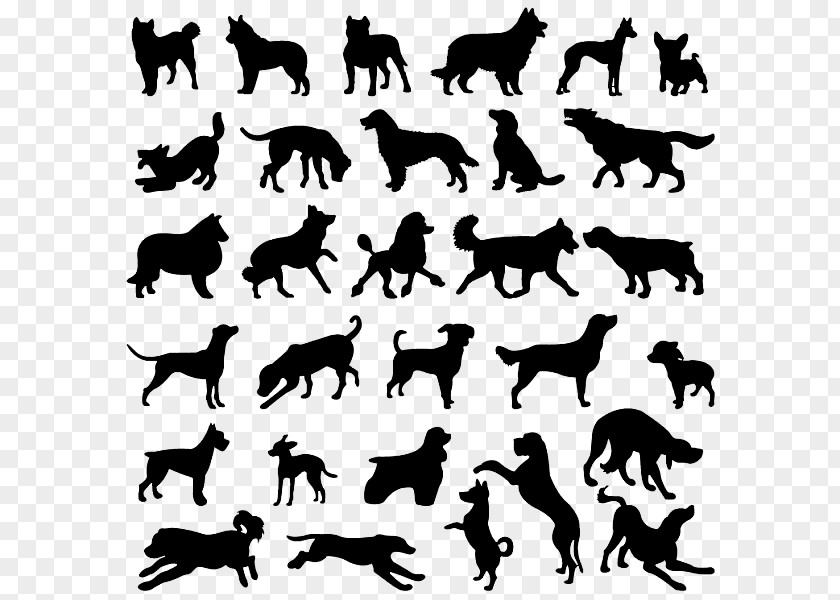 Animal Silhouettes Clip Art PNG