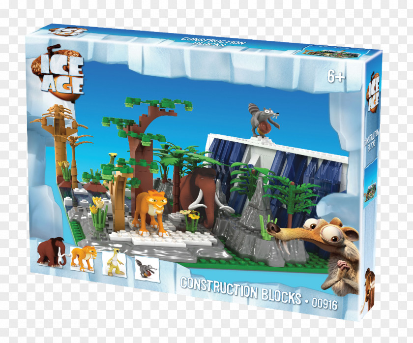 Ice Age Sid Manfred Diego Toy Block Scrat PNG