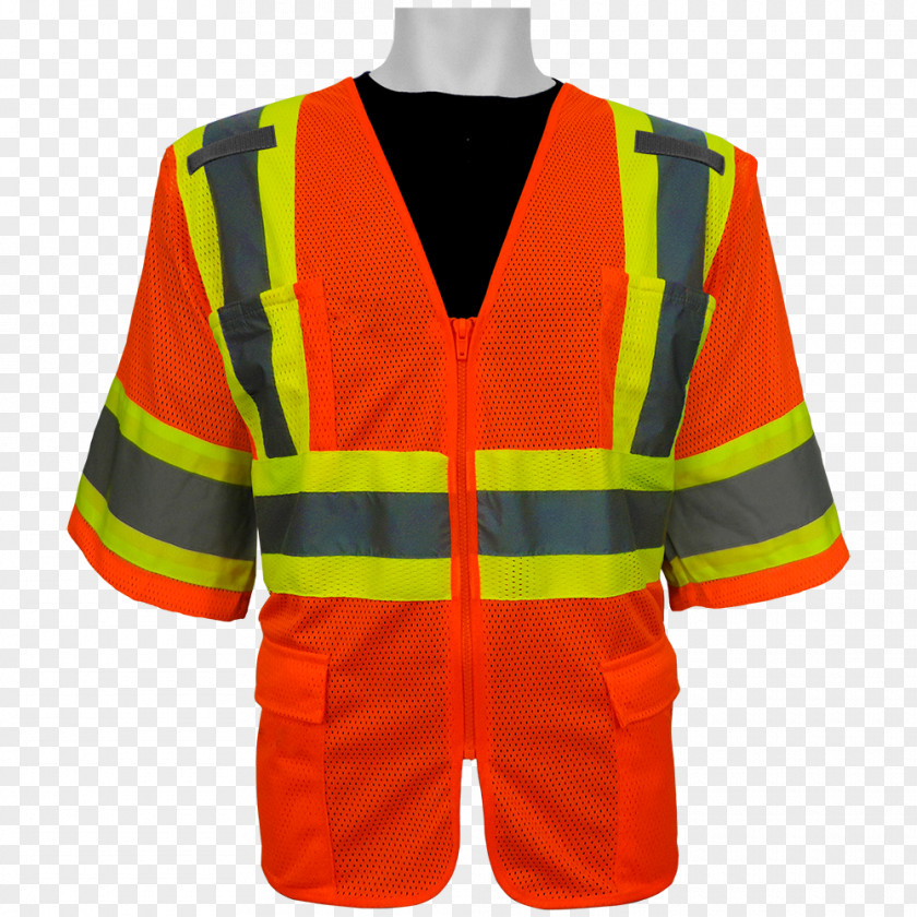 Safety Vest High-visibility Clothing Glove Outerwear Sleeve PNG