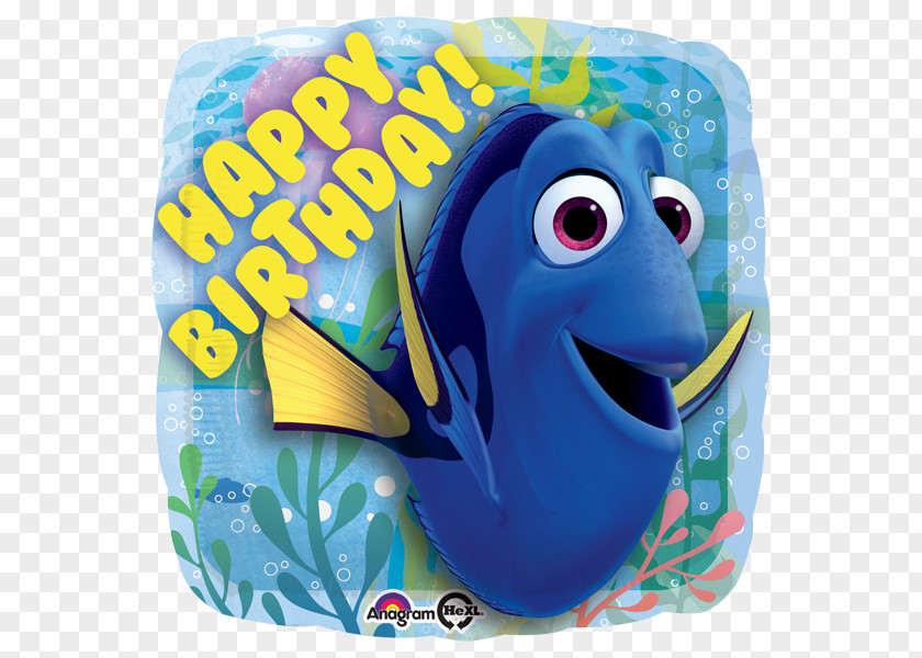 Birthday Cake Nemo Balloon Party PNG