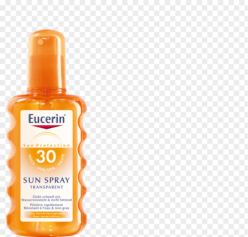 Eucerin Sunscreen Aerosol Spray Factor De Protección Solar Lotion PNG
