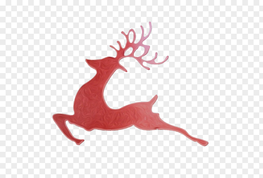 Fawn Silhouette Reindeer PNG