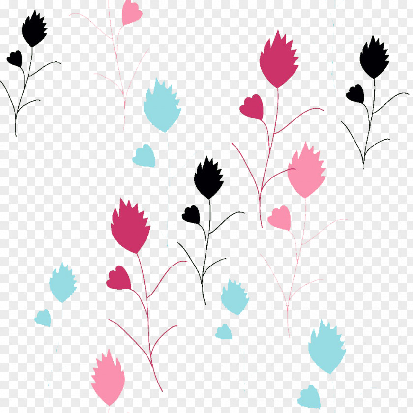 Floating Grass Leaf Cartoon Illustration PNG