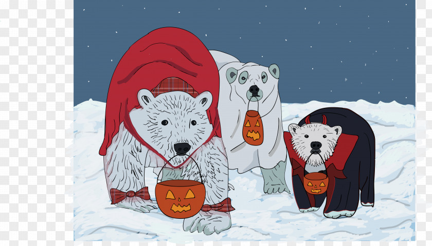 Polar Bear Hamlet Of Arviat Churchill Halloween PNG