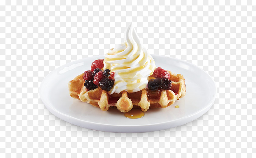 Belgian Waffle Treacle Tart Sundae McDonald's PNG