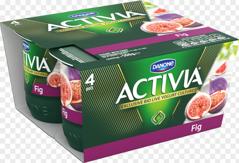 Strawberry Activia Yoghurt Probiotic Bifidobacterium Danone PNG