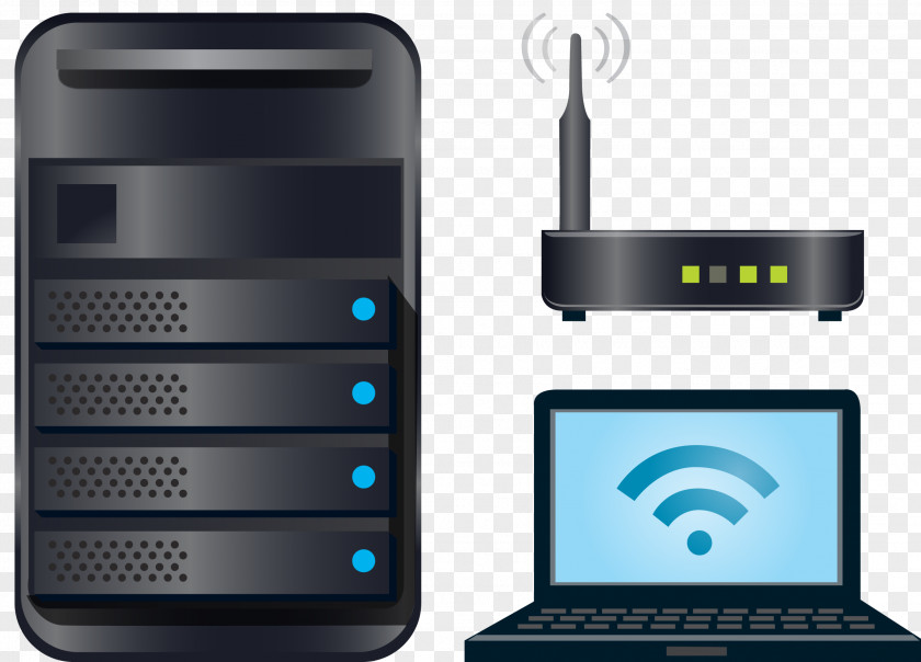 Host And WIFI Output Device Router Icon PNG