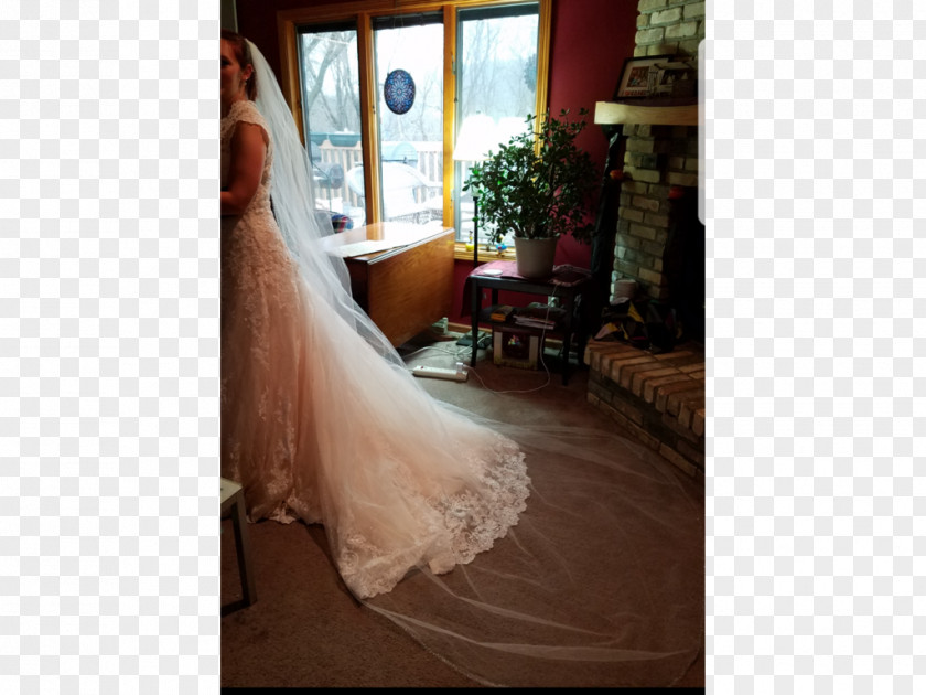White Veil Wedding Dress Bride Interior Design Services PNG