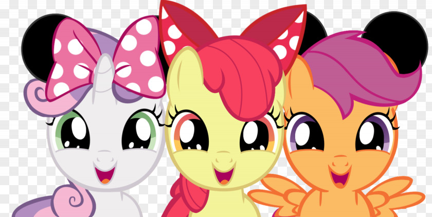 Colored Mane Pony Apple Bloom Applejack Cutie Mark Crusaders Twilight Sparkle PNG