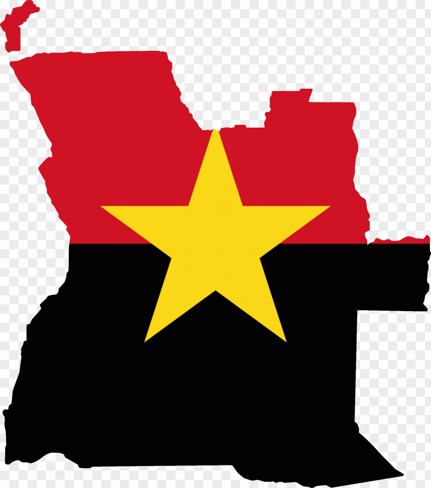 Creative World Map Flag Of Angola Blank PNG