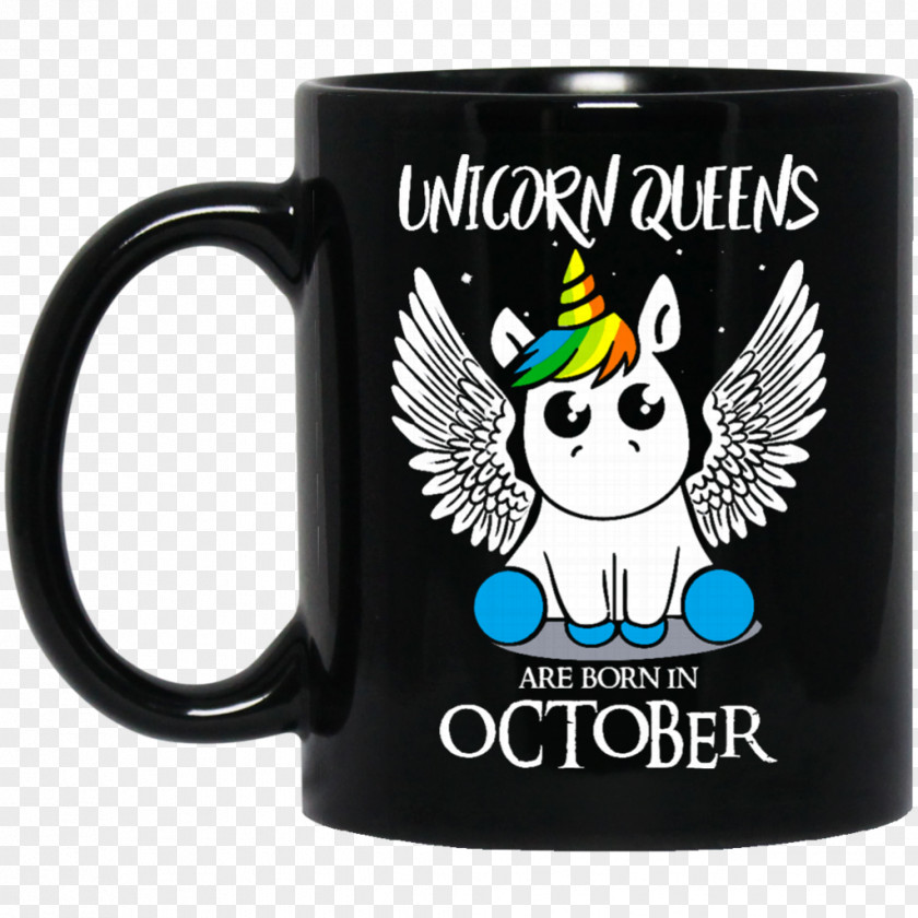 Five Unicorn Mug T-shirt Hoodie Sweater PNG