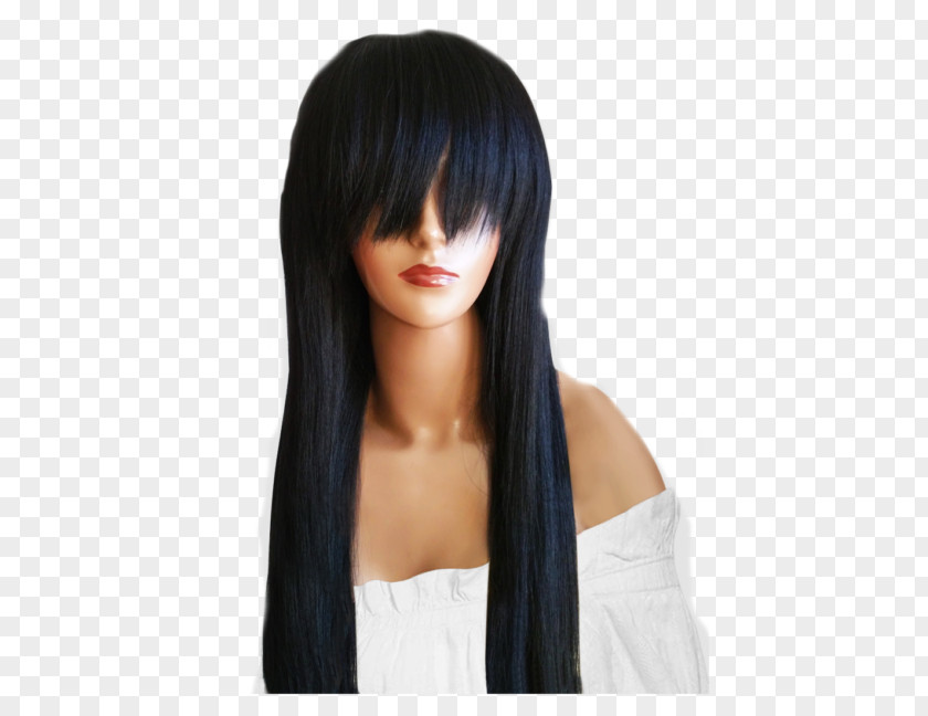 Lace Wig Long Hair Coloring PNG