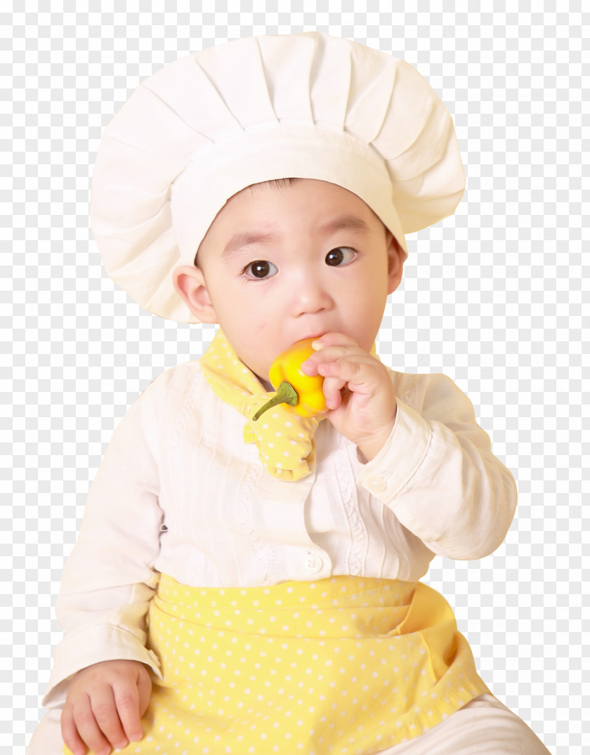 Little Cute Child In Costume Of Cook Cooking Kitchen PNG