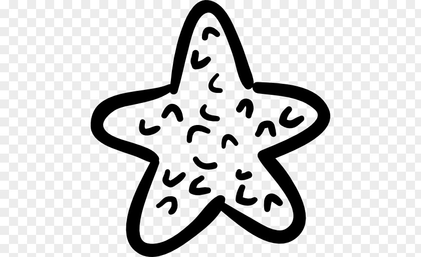 Sea Star Polygon Shape PNG