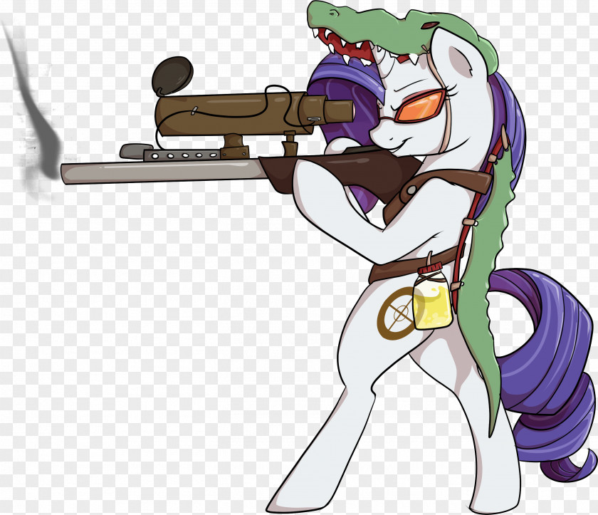 Sniper Pony Horse DeviantArt PNG