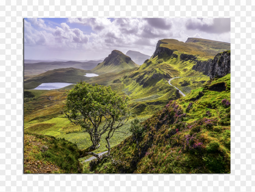 Street With Nature Quiraing Loch Ness Scottish Gaelic Stock Photography PNG