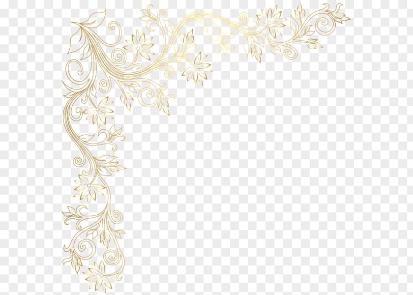 Corner Gold Clip Art PNG